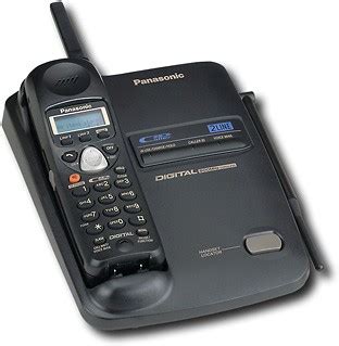 Best Buy: Panasonic 2-Line 900MHz Digital Cordless Phone with Call-Waiting Caller ID Black KX ...