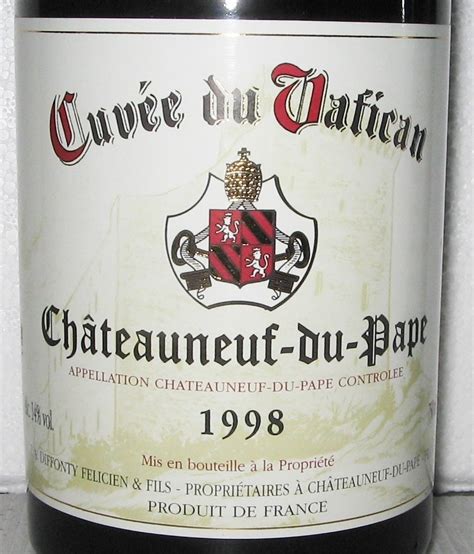 1998 Châteauneuf du Pape Cuvée du Vatican Domaine Félicien Diffonty