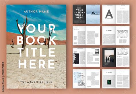 Print Book Layout Stock Template | Adobe Stock