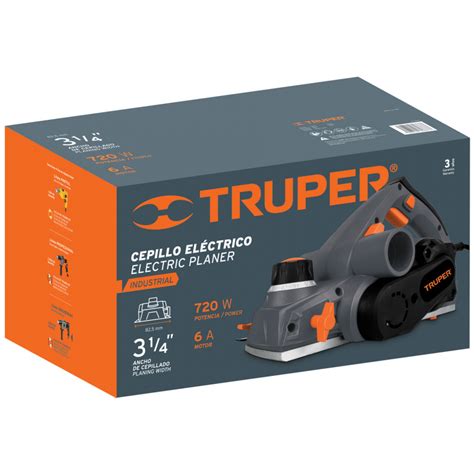 Compra Truper Cepillo Eléctrico CEPEL 3 1 4N 3 1 4 720W Negro