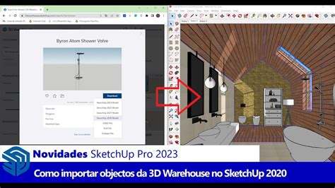 Tutorial Sketchup Pro Como Importar Modelos Da 3d Warehouse Numa