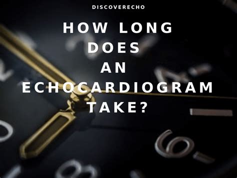 how long does it take to get an echocardiogram