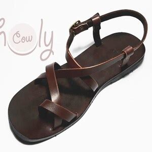 Handmade Brown Leather Sandals, Mens Sandals, Womens Sandals, Mens ...