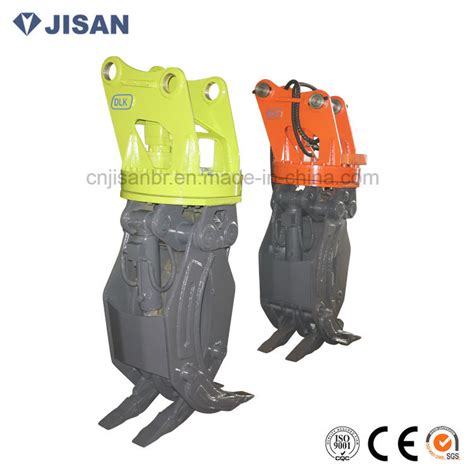 Ton To Ton Excavator Rotating Degree Hydraulic Wood Grapple