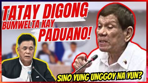 TATAY DIGONG IPAPA CONTEMP DIUMANO NI PADUANO BWELTA NI PRRD