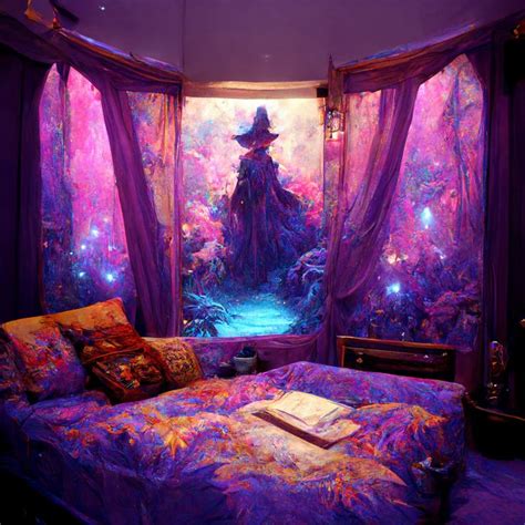 Witchy Bedroom Fantasy Bedroom Purple Bedroom Decor Comfortable