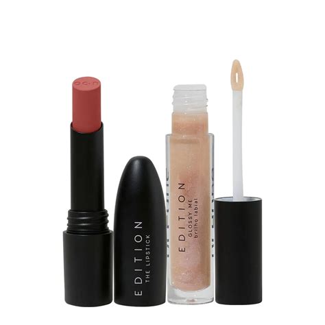 KIT OCéANE EDITION NUDE PINK BATOM E GLOSSY ME GLAZED 2 PRODUTOS