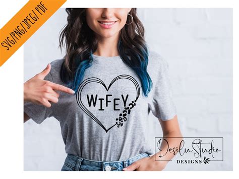 Wifey Cheetah Leopard Heart Frame Svg Wifey Svg Mrs Svg Digital Download Wifey Png