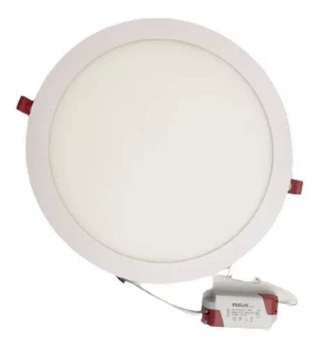 Panel Led W Empotrar Redondo Rca Luz Neutra K Pack