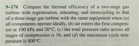 Solved Problem 9176 Using Constant Specific Heat