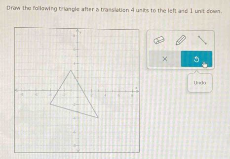 Solved Draw The Following Triangle After A Translation Units To The