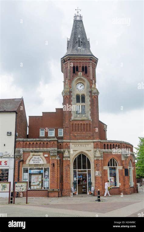 The Old Indoor Market Building In Market Street Rugeley Stock Photo