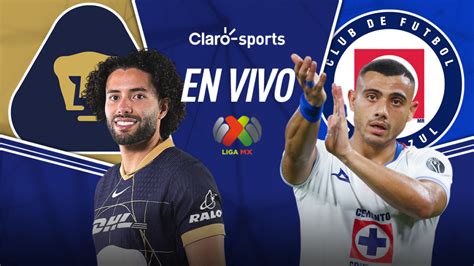 Pumas Vs Cruz Azul En Vivo La Liga Mx 2024 Resultado Y Goles Del