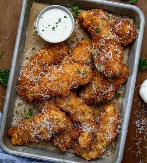 Garlic Parmesan Chicken Tenders - I Am Homesteader