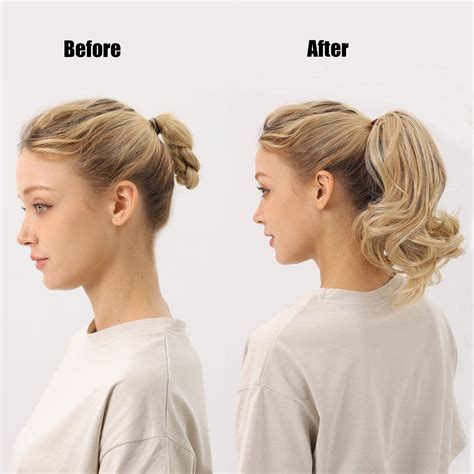 Glam w/Claw Clip Straight Ponytail Extension 17|Juvabun Hair Extension