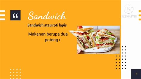 Teks Prosedur Membuat Sandwich YouTube