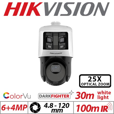 Mp Hikvision Colorvu Ir Network Panoramic Ptz Camera Ds