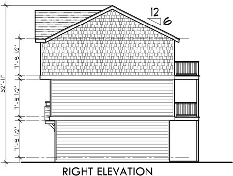 4-plex House Plans, Double Master Suite House Plans, F-549 | Family ...