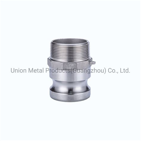 Type F Stainless Steel Camlock Fitting Ss Male Adapter With Male