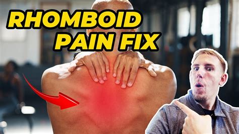 Rhomboid Pain Fix 3 Shoulder Blade Exercises YouTube