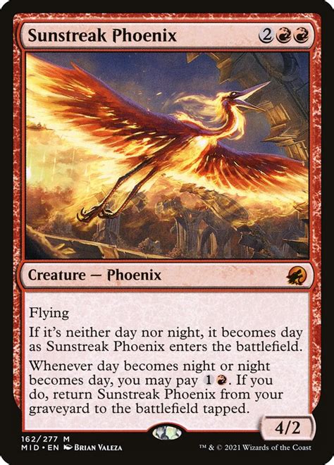 Sunstreak Phoenix · Innistrad Midnight Hunt Mid 162 · Scryfall