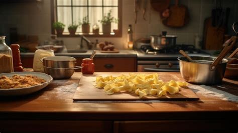 Premium Photo A Cooking Class Where Participants Learn To Make Pasta From Scratch