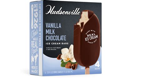 Vanilla Milk Chocolate Bars - Hudsonville Ice Cream