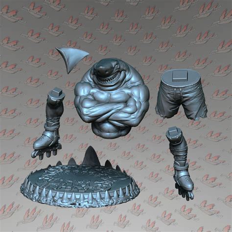 Streex 1 10 Scale Street Sharks 3D Model 3D Printable CGTrader