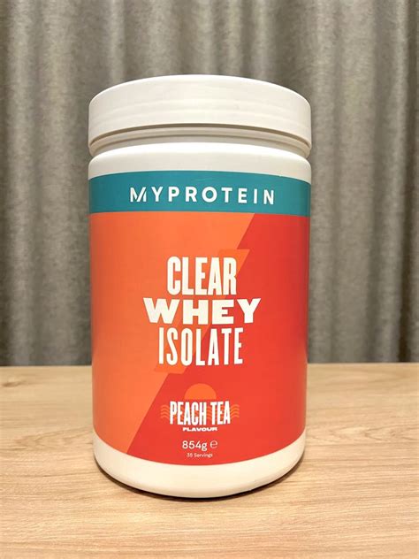 全新 35 Servings Myprotein Clear Whey Isolate Peach Tea 乳清蛋白蜜桃茶 健康及營養食用品 健康補充品 健康補充品 健美營養劑