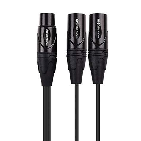 Cable Matters Xlr Splitter Cable Female To Male Xlr Y Cable