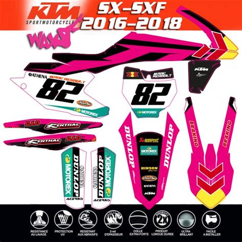 Decografix Propose Un Kit Deco Ktm Sx Sxf Wax