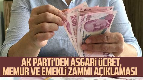 Ak Parti Den Asgari Cret Memur Ve Emekli Zamm A Klamas Samsun