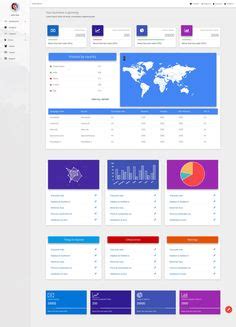 Material Design Admin Dashboard on Pinterest