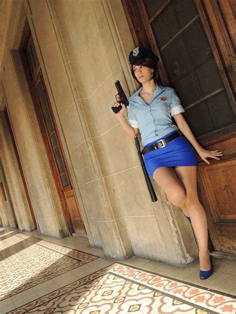 Jill Valentine Resident Evil 3 Cop Version II By Elltonidas On