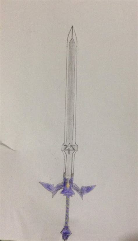 Master Sword drawing | Zelda Amino