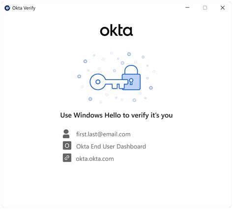 Configure The User Verification Type For Okta Verify For Windows Okta