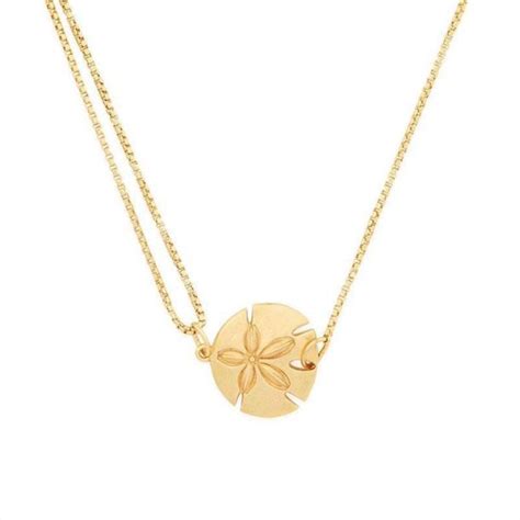 Alex And Ani Sand Dollar Pull Chain Necklace Gold Plated Reeds Jewelers