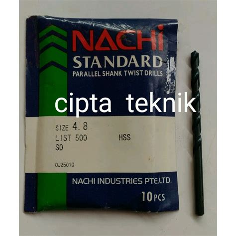 Jual Mata Bor Nachi 4 8mm Matabor Nachi 4 8mm Asli 4 8 Mm Parallel