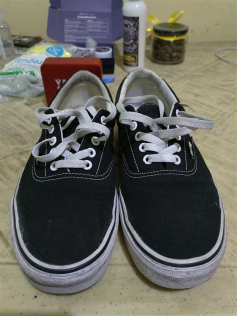 Vans Authentic Black And White on Carousell