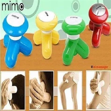 Multicolor Plastic Mimo Massager Vibration Full Body Massager Color