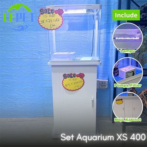 Lepet Aquarium Paket Murah Dan Lengkap Dengan Meja Ukuran P