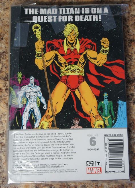 Silver Surfer Epic Collection Vol Thanos Quest Marvel Tpb Paperback