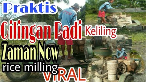 Viral Mesin Penggiling Padi Keliling Mudah Dan Praktis Youtube