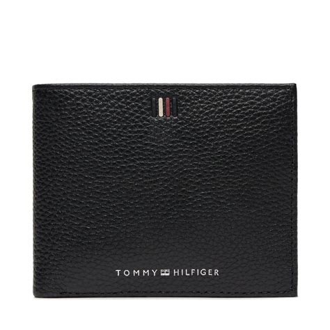 Stor herrplånbok Tommy Hilfiger Th Central Cc And Coin AM0AM11855 Svart