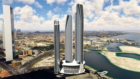 Etihad Towers for Microsoft Flight Simulator | MSFS