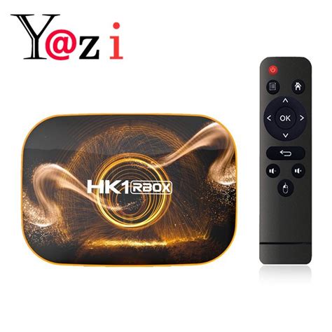 HK1 Rbox R1 Android 10 Rk3318 Smart Set Top Box 5g Dual Band WiFi 4K