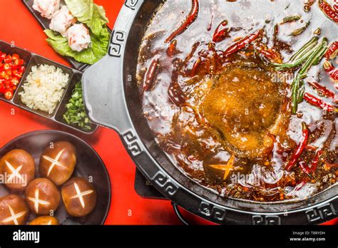 Spicy Hot Pot Stock Photo Alamy
