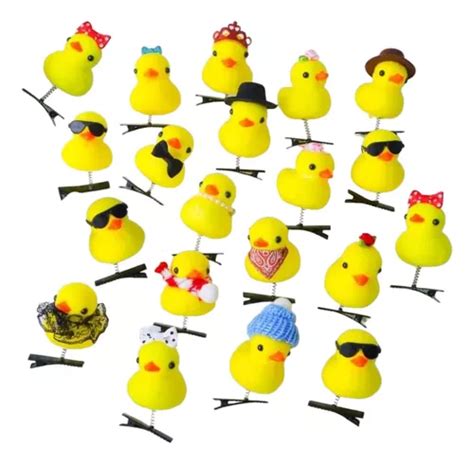 Paquete 10 Patitos Kawai Broche Para Cabello Cabeza Mayoreo MercadoLibre