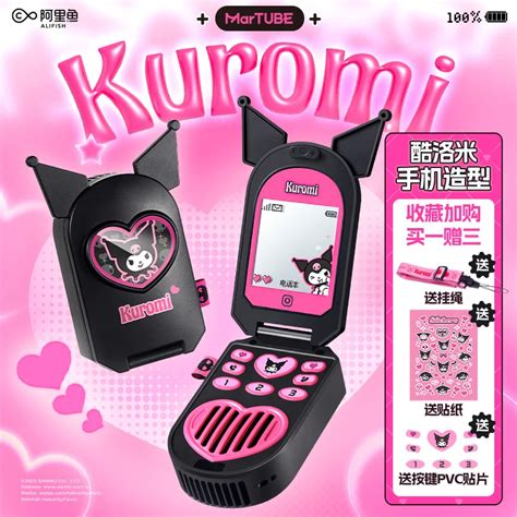 Sanrio Kuromi Melody Ventilador El Ctrico De Mano Para Tel Fono M Vil