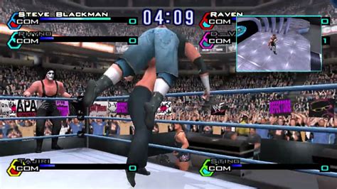 Raven And Sting Vs Steve Blackman And Tajiri Wwf Smackdown Just Bring It